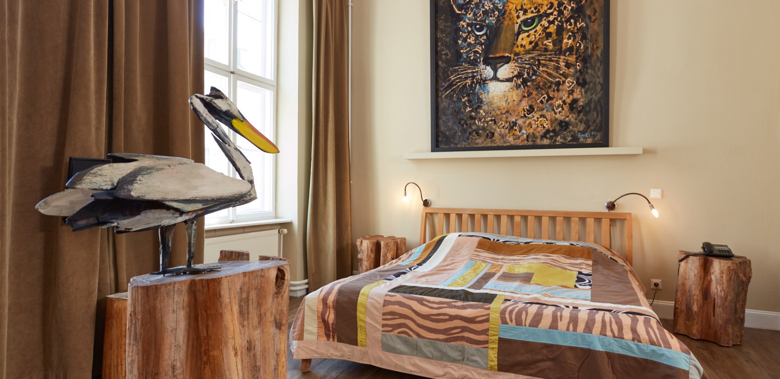 Das Safari Zimmer im Hotel Arte Luise