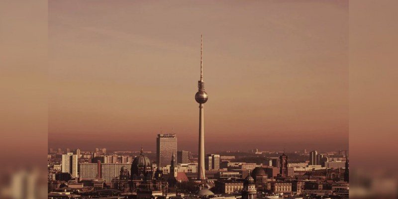 Berlin Mitte Luftaufnahme vom Fernsehturm